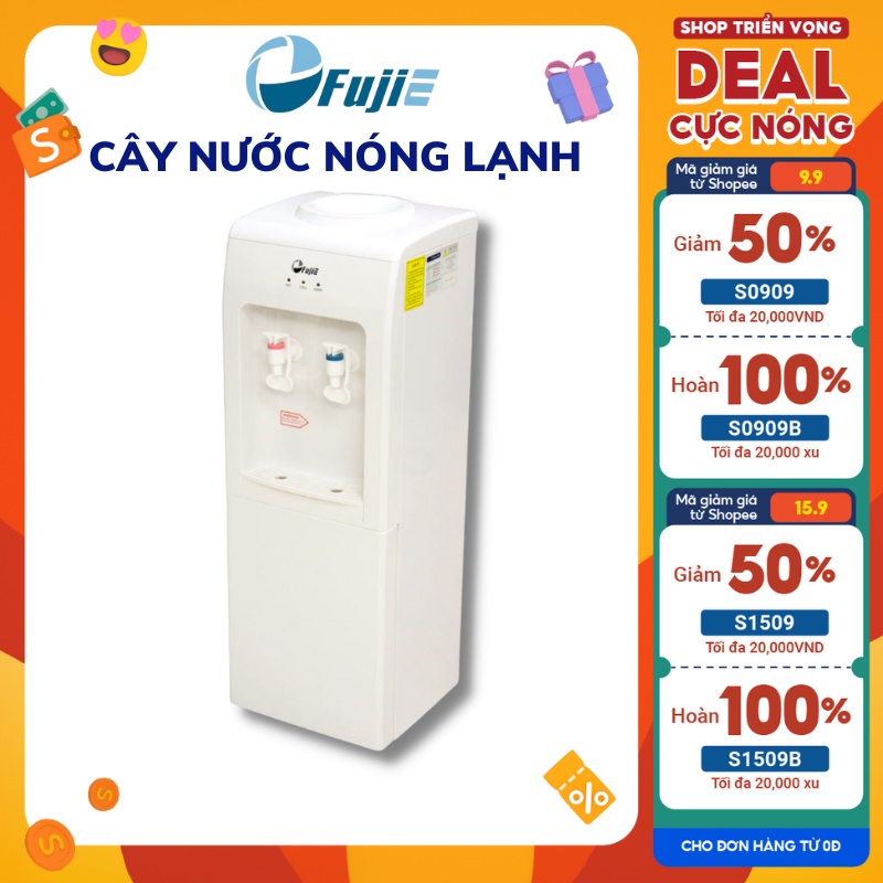 Cây nước nóng lạnh nhập khẩu FujiE WD1105E máy làm nước nóng lạnh mini - Công nghệ Nhật Bản - Bảo hành 24 tháng