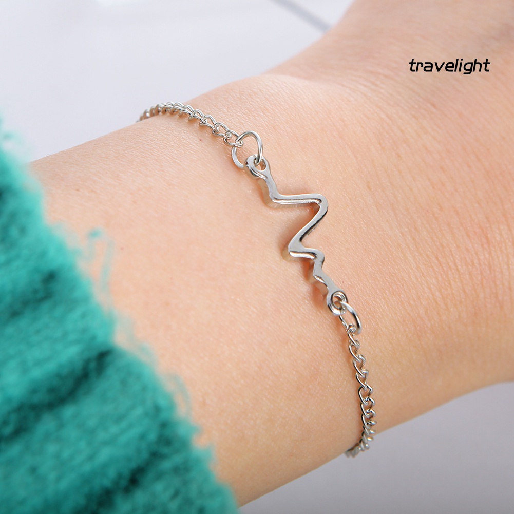 Vòng Tay Dạng Chuỗi Gợn Sóng Âm Thanh Độc Đáo Cho Cặp Đôi