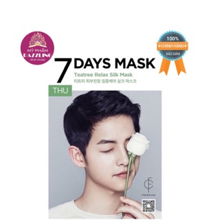 [Chính Hãng] Hộp 10 Mặt Nạ Cho Da Dầu Mụn Song Joong Ki 7Days Mask 25ml