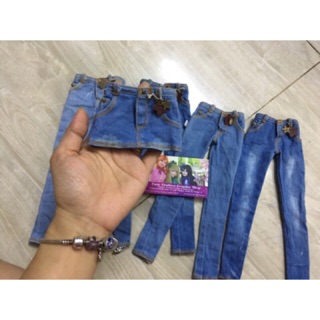Quần jeans búp bê BJD - size 1/4