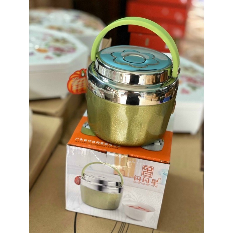 Cặp lồng, cà mèn đựng cơm hình quả bầu 1300ml