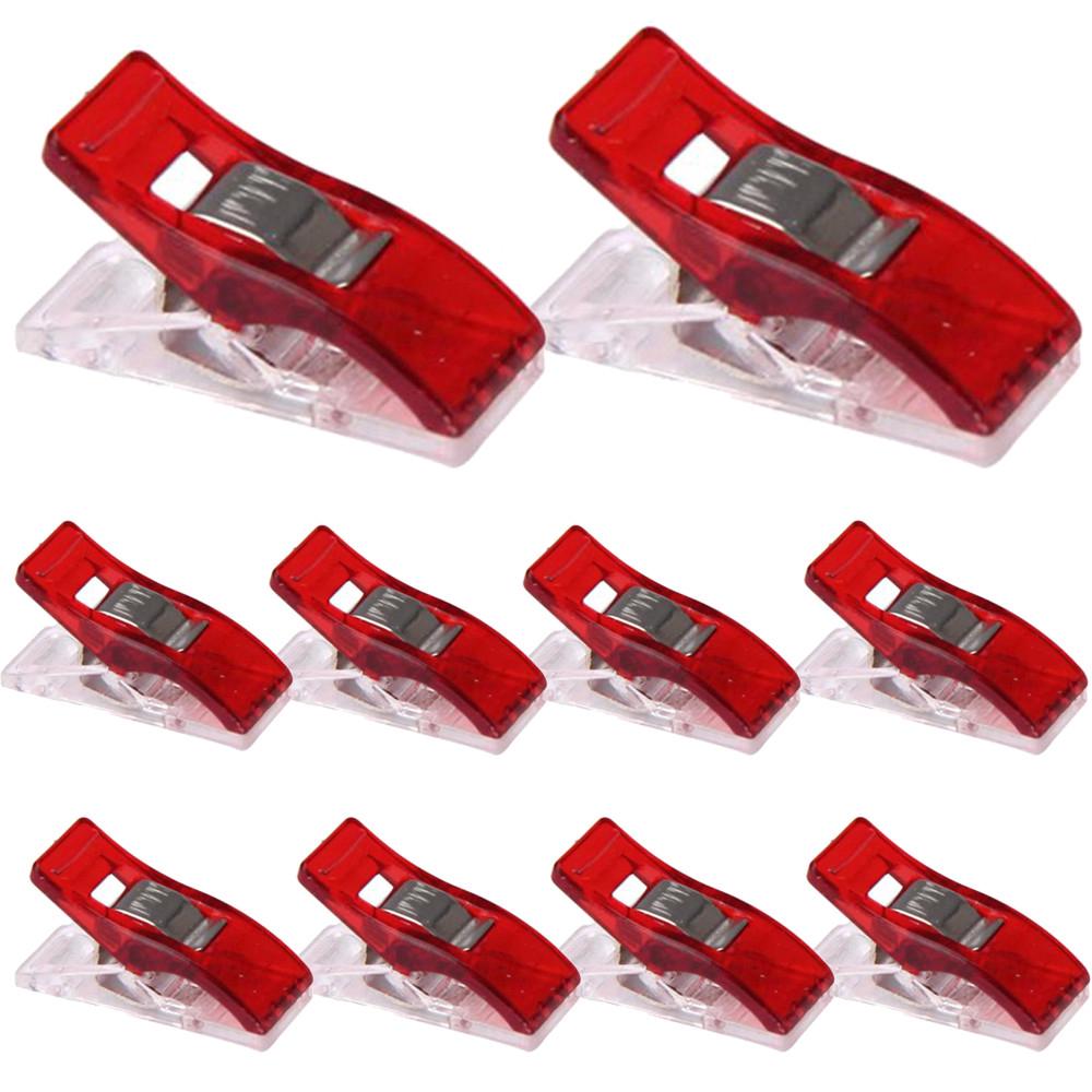 Set 10 kẹp nhựa giữ cố định tấm vải may vá