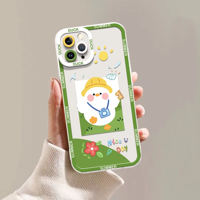 Ốp Điện Thoại Silicon TPU Mềm Trong Suốt Chống Sốc In Họa Tiết Hoạt Hình Cho IPhone 14 6 6S 7 8 Plus X XS XR 11 12 13 Pro Max