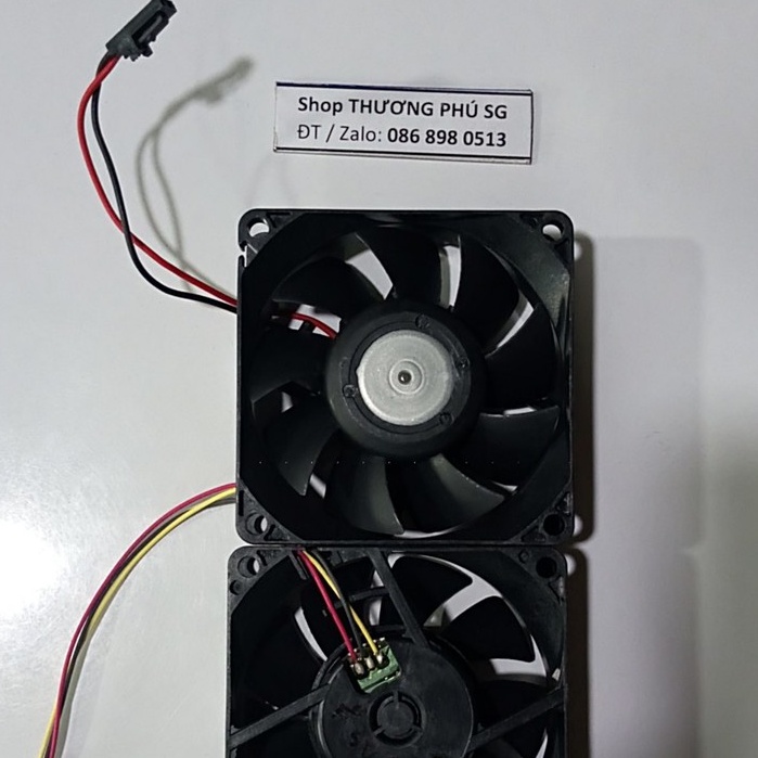 Quạt tản nhiệt Fan: 7Cm X 7Cm X 2.5Cm - Điện áp DC 12V