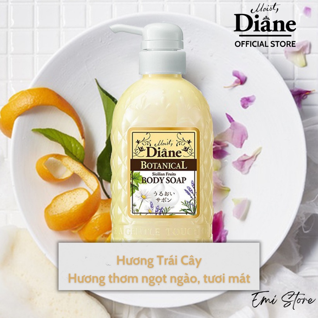 Sữa tắm Tự nhiên  Hương trái cây - Moist Diane Botanical Sicilian Fruits- 500ml