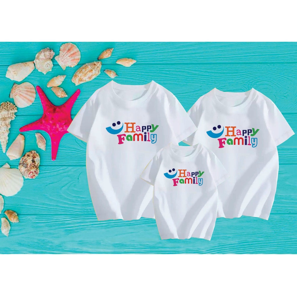 Áo gia đình , Đồ đi biển , Đồng phục nhóm . Chất liệu vải Cotton loại 1 thoáng mát đủ size từ 8 đến 100kg .
