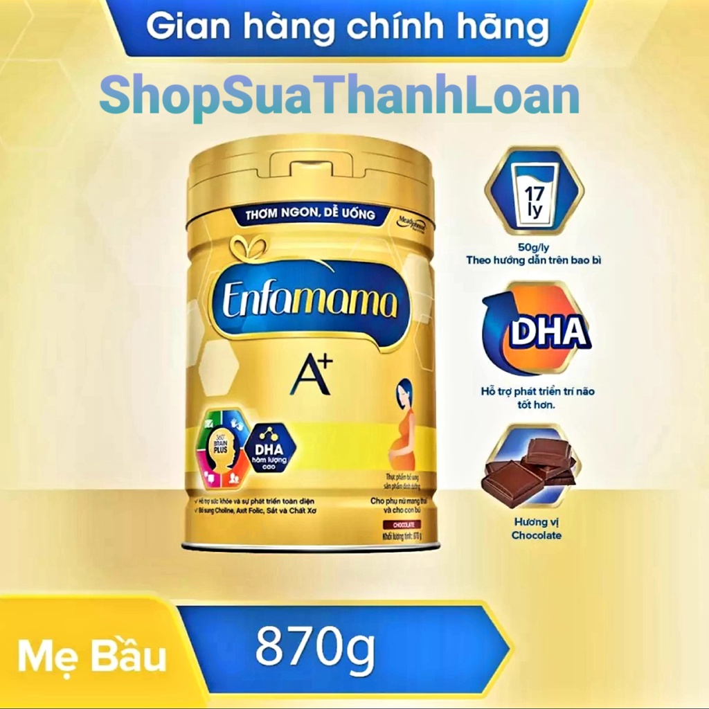 [HSD T3-2023] Sữa Bột Enfamama A+ Hương Socola (830g)