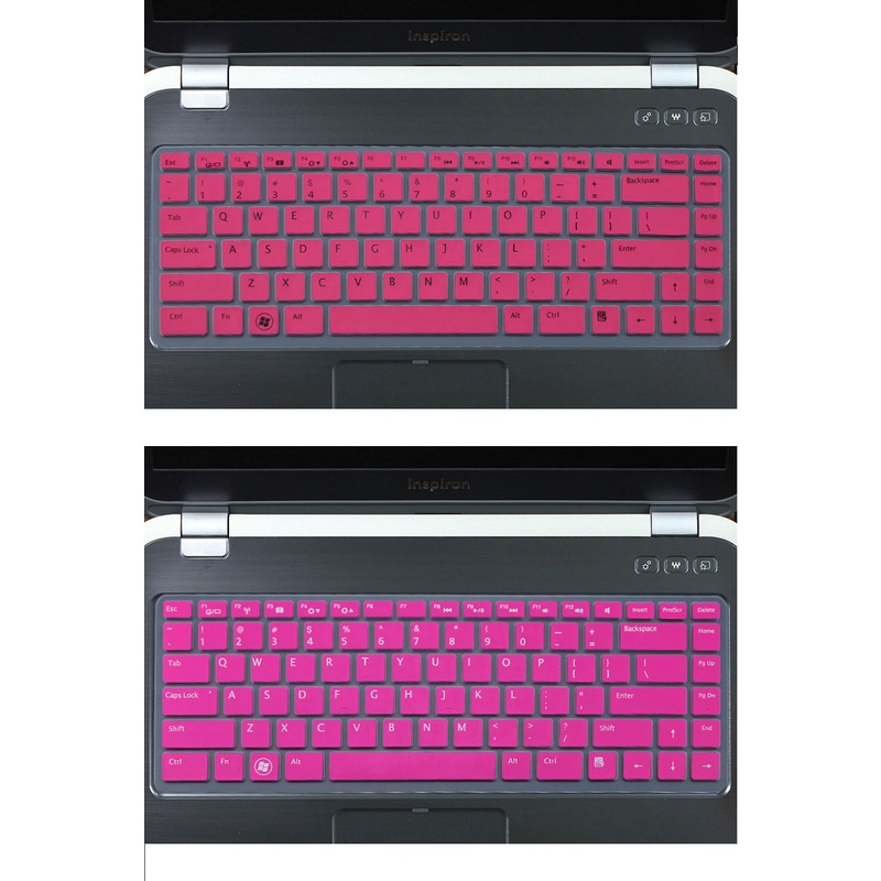 Miếng Dán Bàn Phím Silicon Mềm Siêu Mỏng Cho 14inch Dell Inspiron 14r-5420 5421 5425