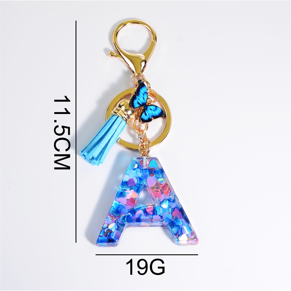 Móc Khóa 26 Chữ Cái Thời Trang Cho Nữ