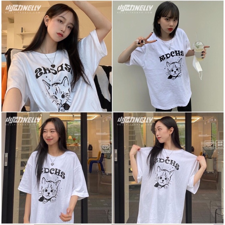 Áo phông nelly heybig sale (có sẵn) mèo rdchs