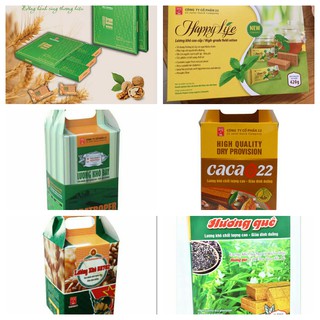 6 hộp lương khô (Dream, happy life, Bay, BB702, Cacao, hương quê) 4kg