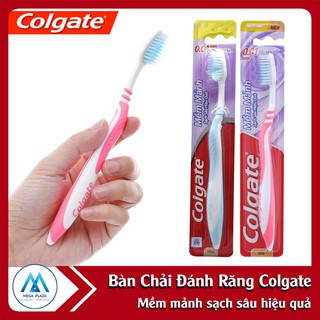 Bàn chải đánh răng Colgate 0,01ml mềm mãnh sạch sau hiệu quả - giao màu ngẫu nhiên