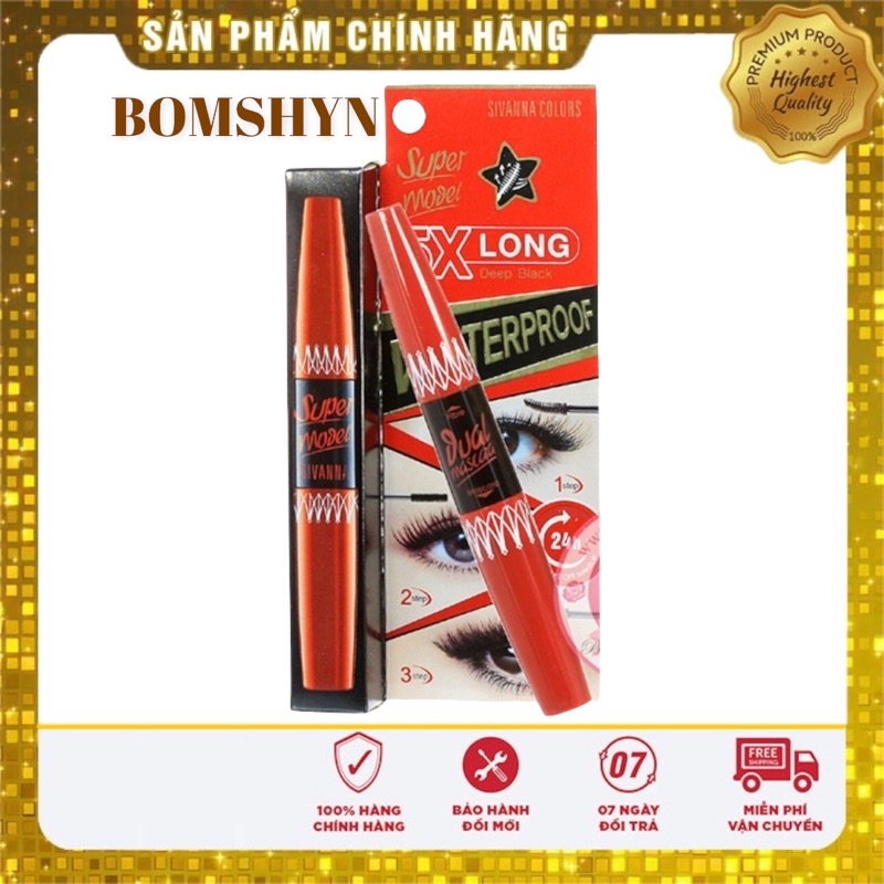 Mascara nối mi gấp 5 lần 5x long Sivana color Nội Địa Thái lan