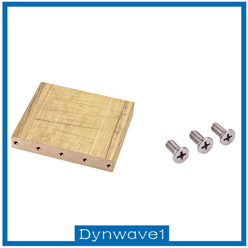 [DYNWAVE1] Brass Tremolo Block Guitar Accessories Guitar Part for Guitar Tremolo Bridge