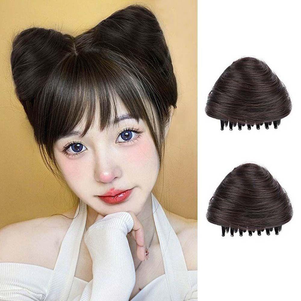 PRESTON Búi Tóc Giả Tai Mèo Xinh Xắn Cho Nữ