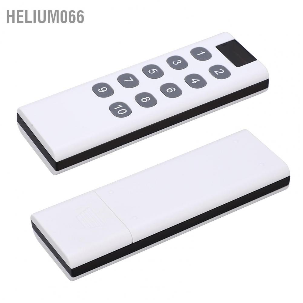 433MHz Điều khiển từ xa không dây 10 phím Khoảng cách dài 100 mét Có độ nhạy cao Bền chặt Ứng dụng rộng rãi Helium066