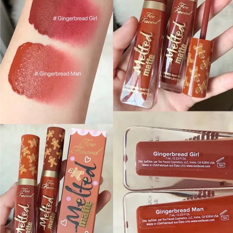 Son kem Too Faced Gingerbread Man - Girl SALE 45% !!