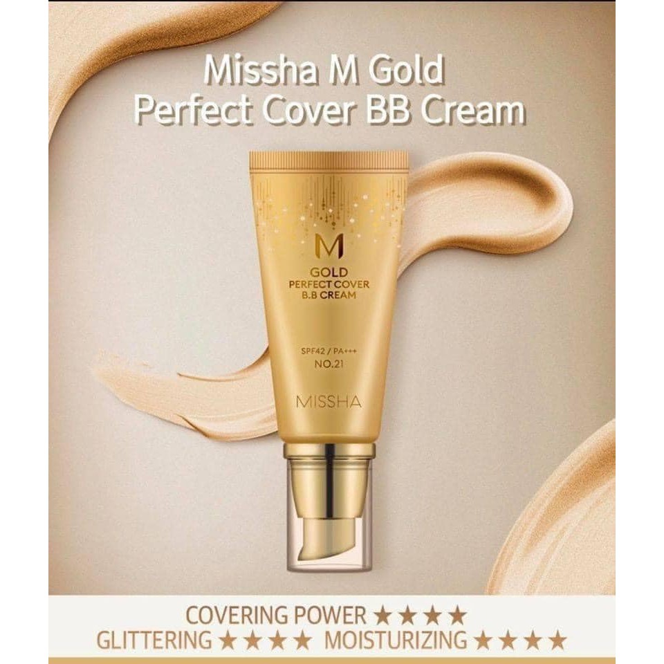 Kem nền Missha M Gold Perfect Cover BB Cream 50ml