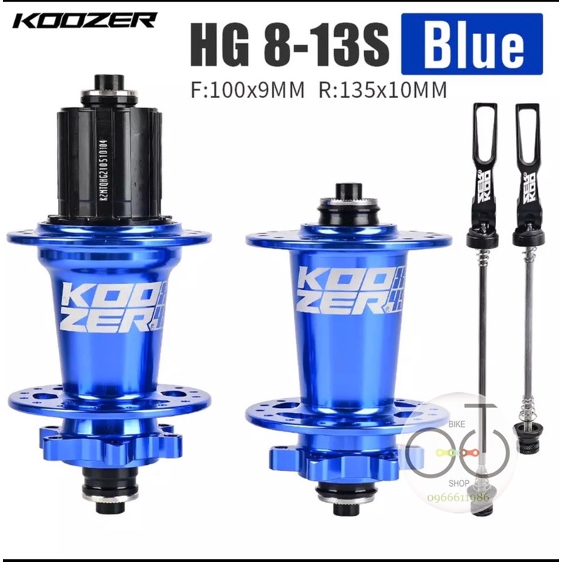 Bộ Hub  Xe đạp trước sau  Koozer XM490 Pro 32 lỗ