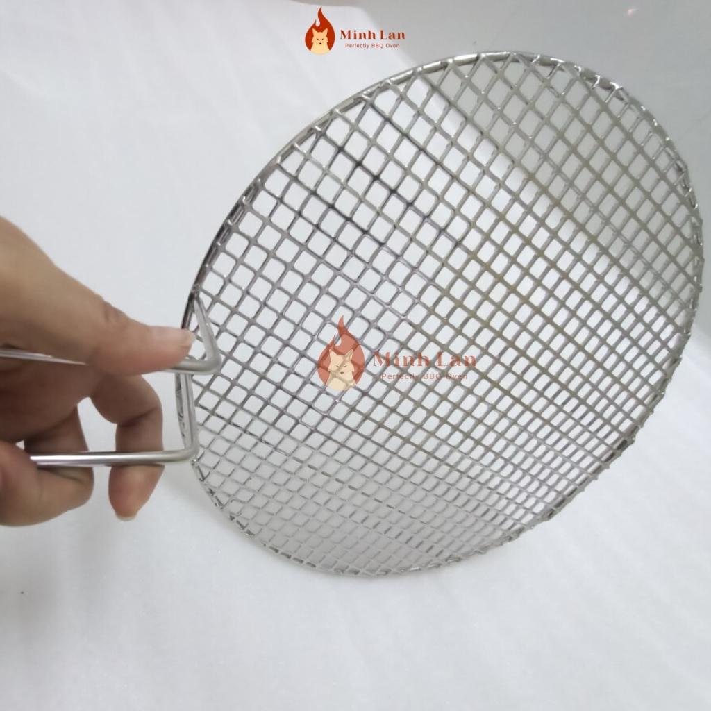 Vỉ nướng đột lỗ ô vuông inox 304 chống dính tốt