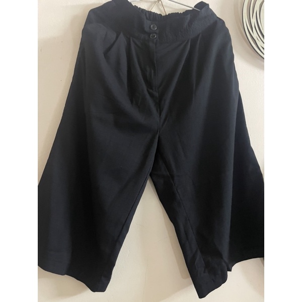 Quần culotte linen