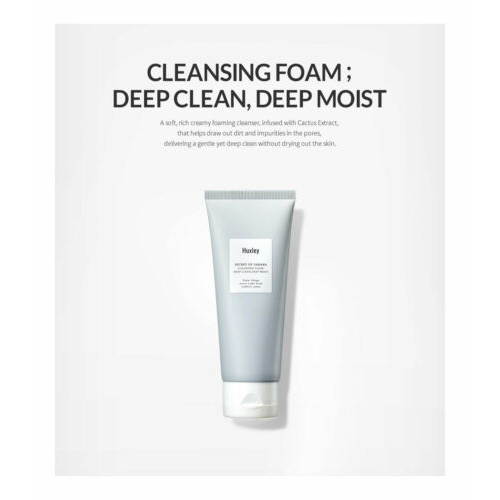 HUXLEY (Hàng Mới Về) Sữa Rửa Mặt Tạo Bọt Làm Sạch Sâu 100g / [Huxley] Cleansing Foam Deep Clean Deep Moist 100g