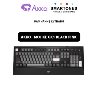 Bàn phím cơ AKKO MOJIKE GK1 Black Pink (AKKO sw v2 / LED trắng) - Bảo hành 12 tháng