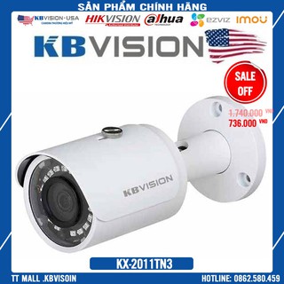 Camera kbvision kx- a2011tn3 2mp chip sony hồng ngoại - bảo hành chính hãng 2 năm .