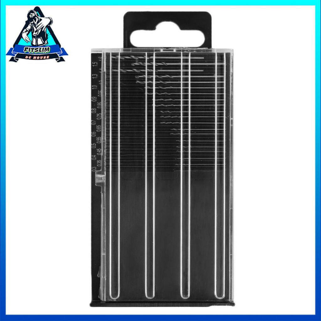 20 chiếc Mini HSS Công cụ điện gia công kim loại Bộ mũi khoan xoắn thép tốc độ cao
