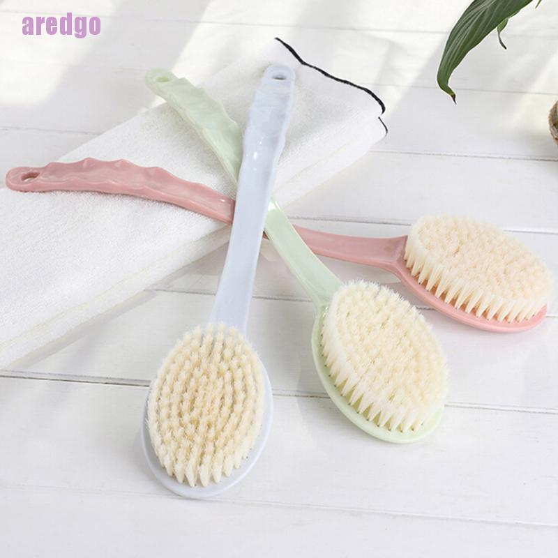 Bàn chải chà lưng tẩy tế bào chết có tay cầm tiện lợi