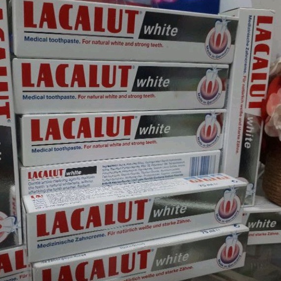 Kem đánh răng Lacalut White