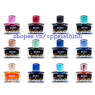 Sỉ 12 lọ mực Hero 40ml (được chọn mix màu)