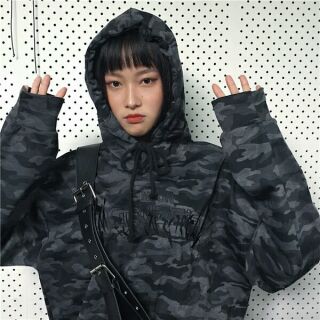 (od)AG488 Áo hoodie nỉ bộ đội ulzzang Áo nỉ hoodie ulzzang