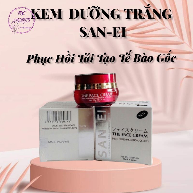 KEM DƯỠNG TRẮNG DA PHỤC HỒI VÀ TÁI TẠO TẾ BÀO GỐC SAN-EI