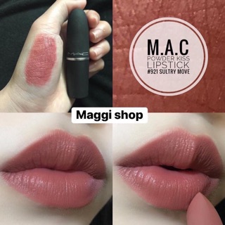 Son Mac Power Kiss màu 921-Sultry Move- hồng đất thơ mộng.