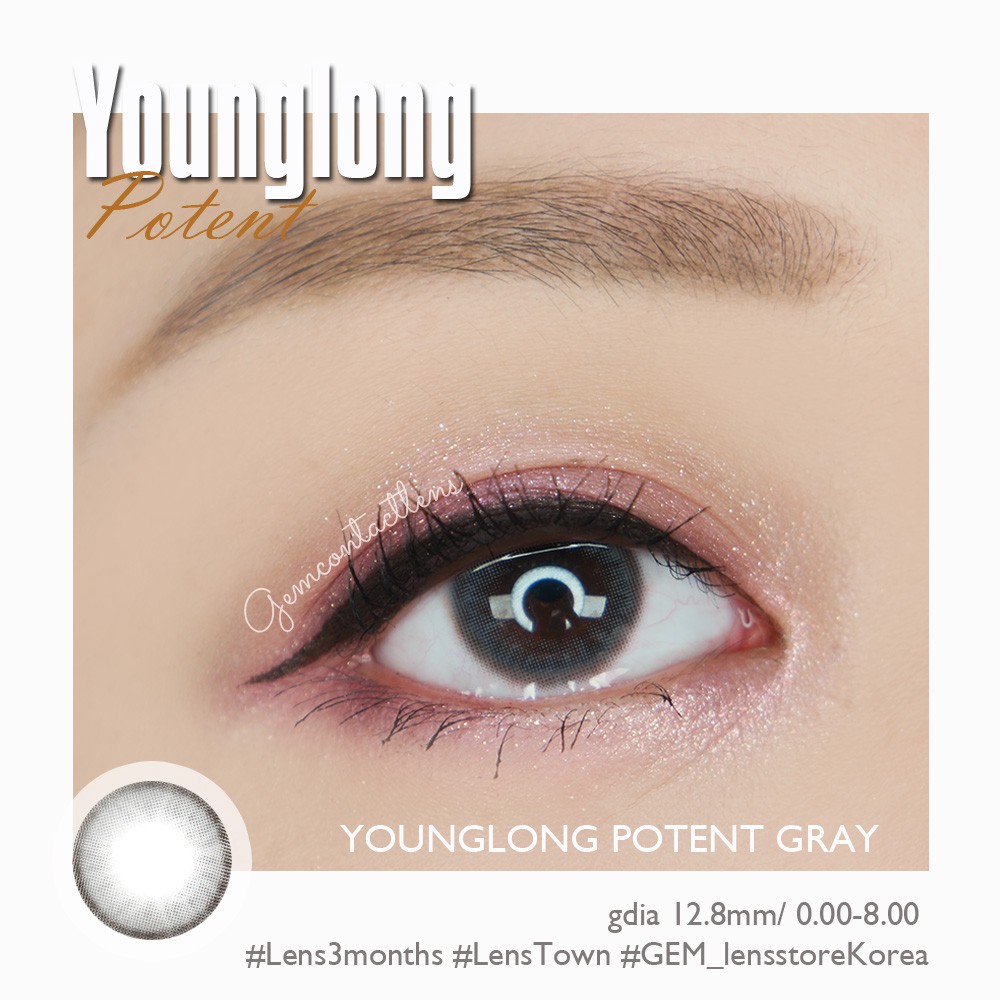 Lens nội địa Hàn YOUNGLONG POTENT GRAY - HSD 3 THÁNG - LENS ME KOREA