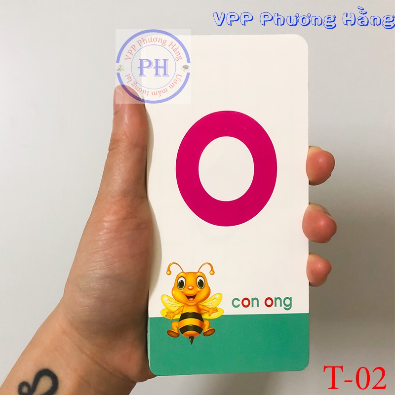 Bộ thẻ học thông minh nhận biết chữ cái và số cho bé ( bộ 44 thẻ )