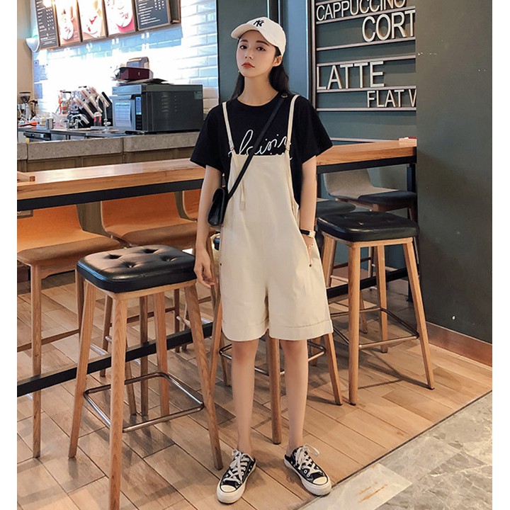 Quần yếm dây mỏng có hai túi hai bên - BKZ200319 | BigBuy360 - bigbuy360.vn