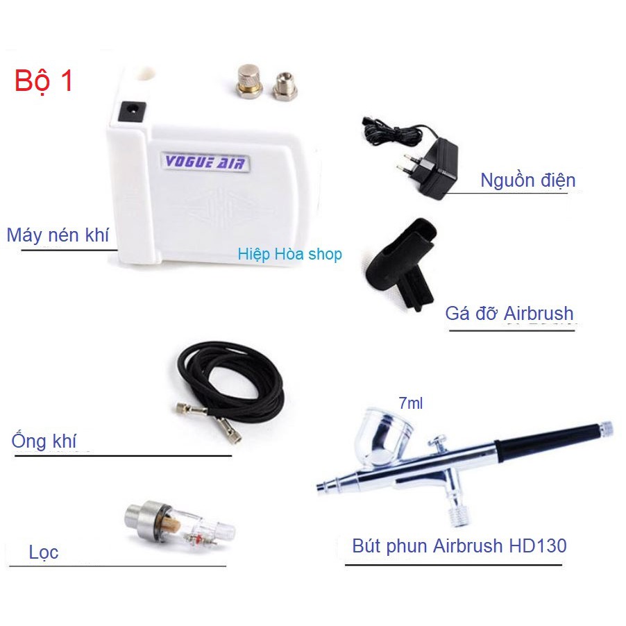 [HÀNG CHÍNH HÃNG] Bộ máy nén khí VOGUE AIR và súng air brush