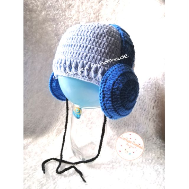 Nón len tai nghe handmade xinh yêu cho bé