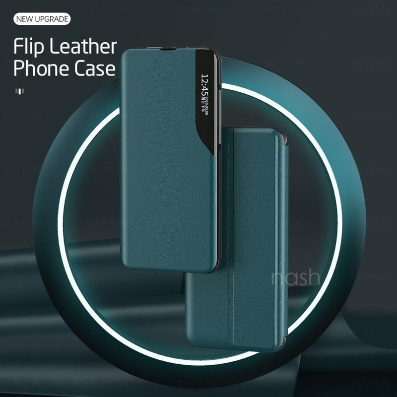 Ốp điện thoại da nhám nắp lật tự động thông minh thích hợp cho Xiaomi Mi 11T 11 T Pro 11 Lite 11TPro NE 11Lite 4G 5G