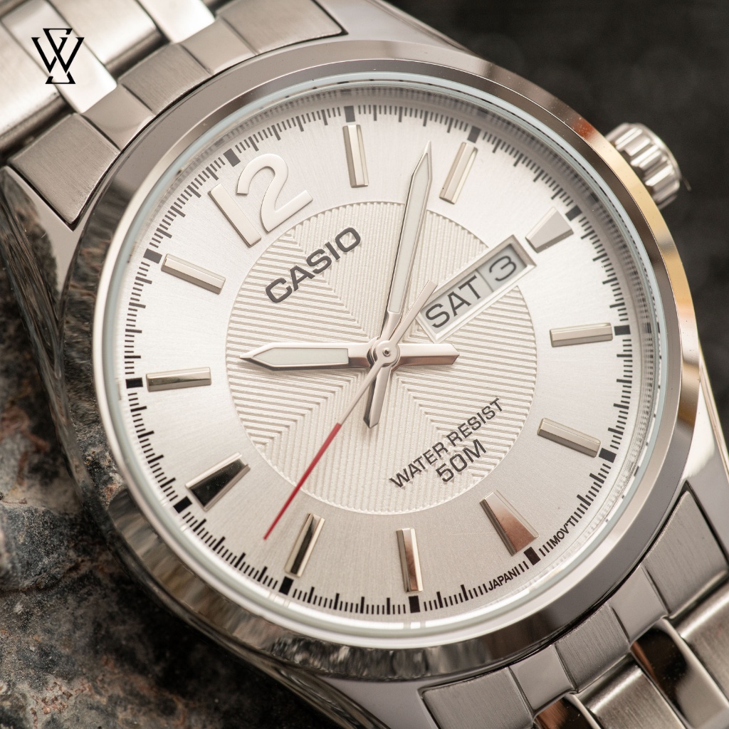 Đồng Hồ Quartz Nam Casio WATCHSTORE MTP-1335D-7AVDF Thiết Kế Kính Khoáng 41mm, Dây Kim Loại, Vỏ Thép Không Gỉ