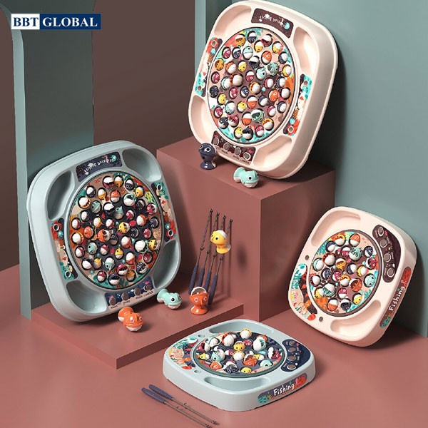 Đồ chơi câu cá, câu vịt cho bé nhiều chi tiết có nhạc BBT GLOBAL