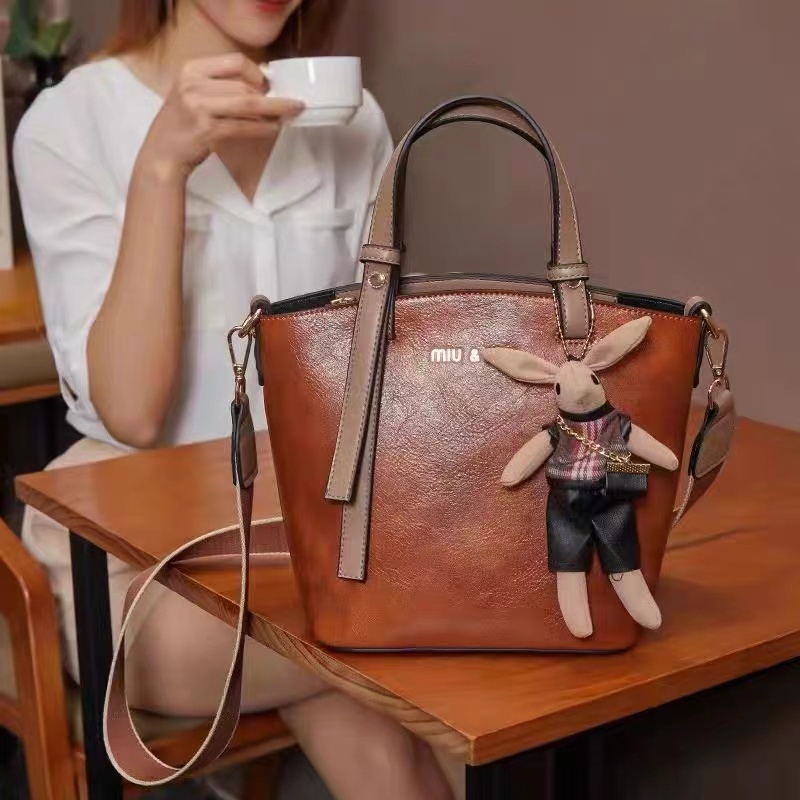 Túi Xách Da Đeo Chéo Phong Cách Retro Thời Trang Cho Nữ