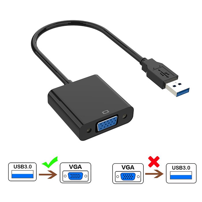 Cáp Chuyển Đổi USB 3.0 Sang VGA Full HD 1080