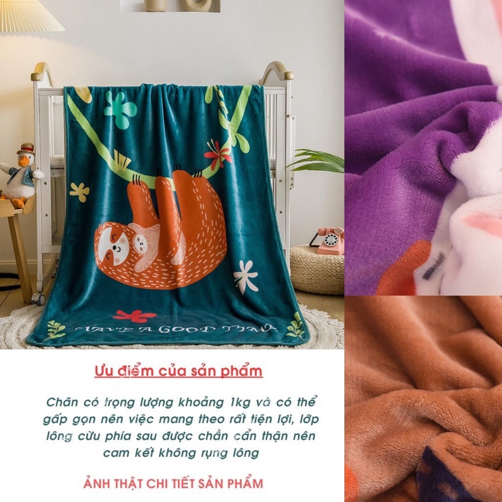 Chăn LÔNG TUYẾT, Chăn lông cho bé siêu mềm mịn
