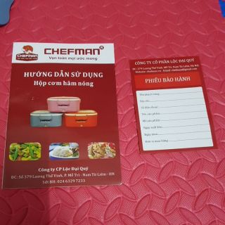Chefman - Hộp hâm nóng cơm văn phòng