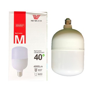 Bóng đèn led trụ bulb New LED công suất thật 40W MPE