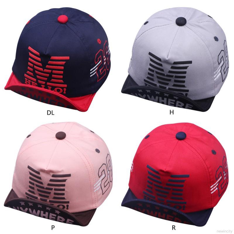 Nón lưỡi trai phong cách Hàn Quốc dễ thương dành cho các bé