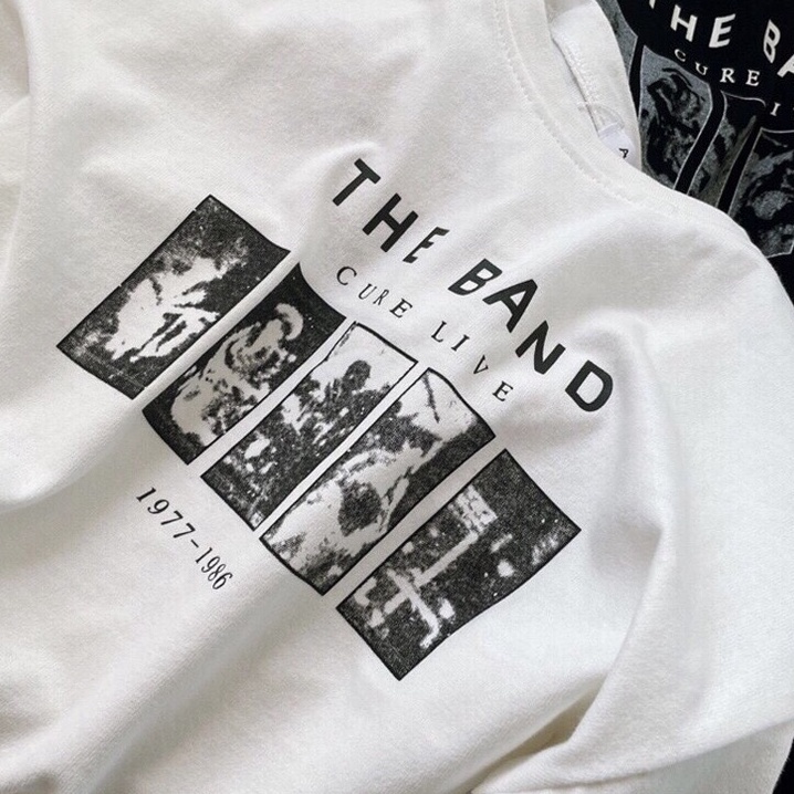 Áo thun tay lỡ form rộng - phông nam nữ 3158 cotton oversize - T shirt The Band